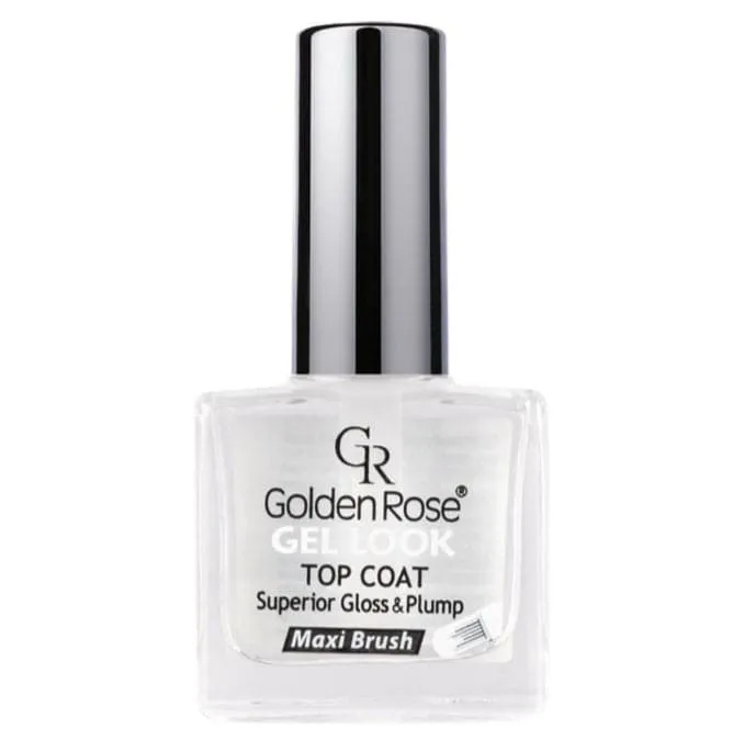 Golden Rose Top Coat Gel Look