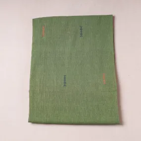 Green - Organic Kala Cotton Handloom Precut Fabric (1.2 meter)