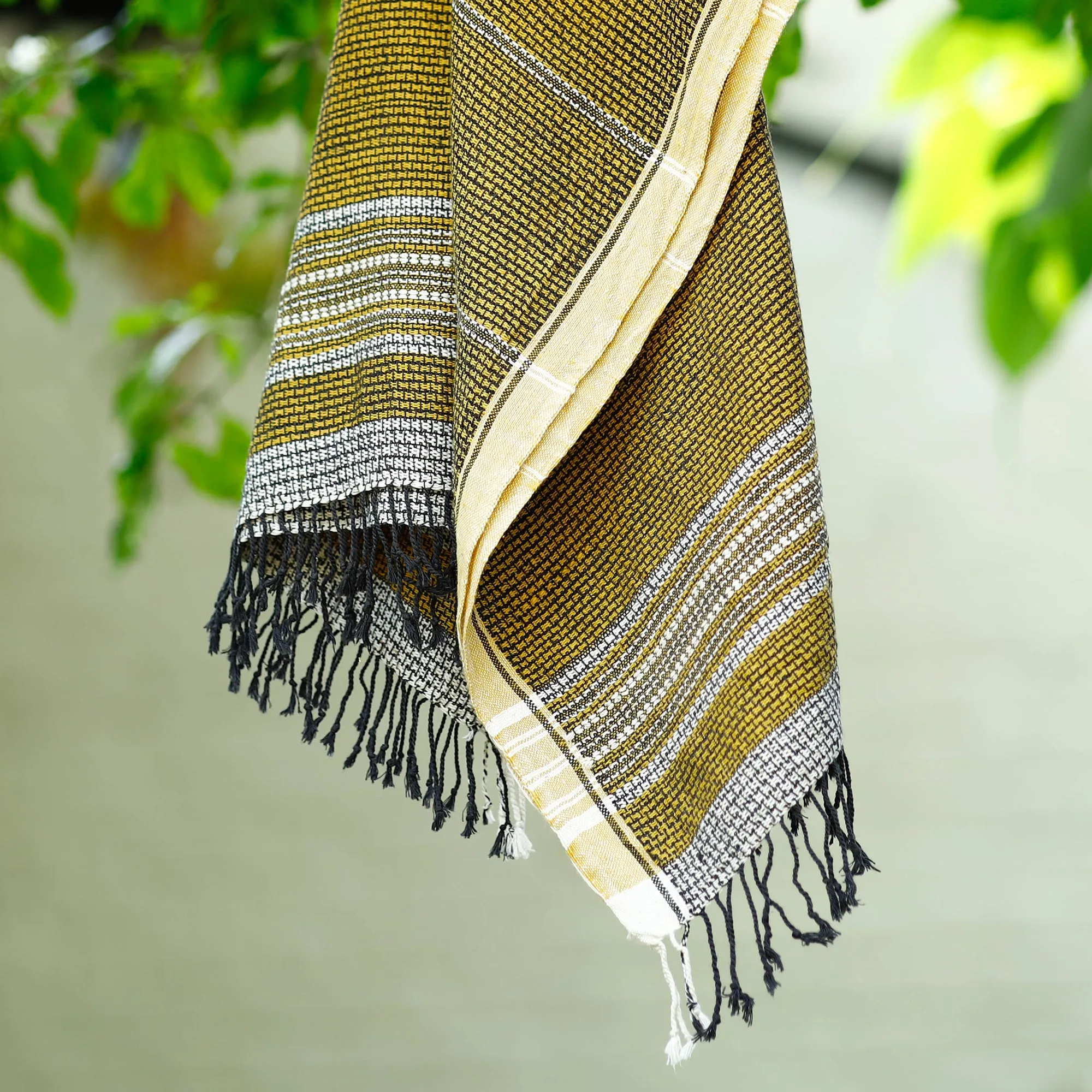 Green - Organic Kala Cotton Pure Handloom Towel