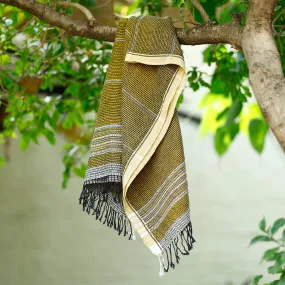 Green - Organic Kala Cotton Pure Handloom Towel