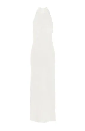 Greta Ivory Silk Long Slip Dress