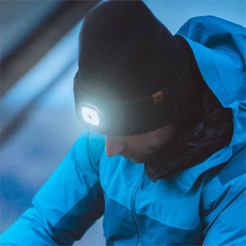 Heydon Wateproof LED Cold Weather Beanie - Black