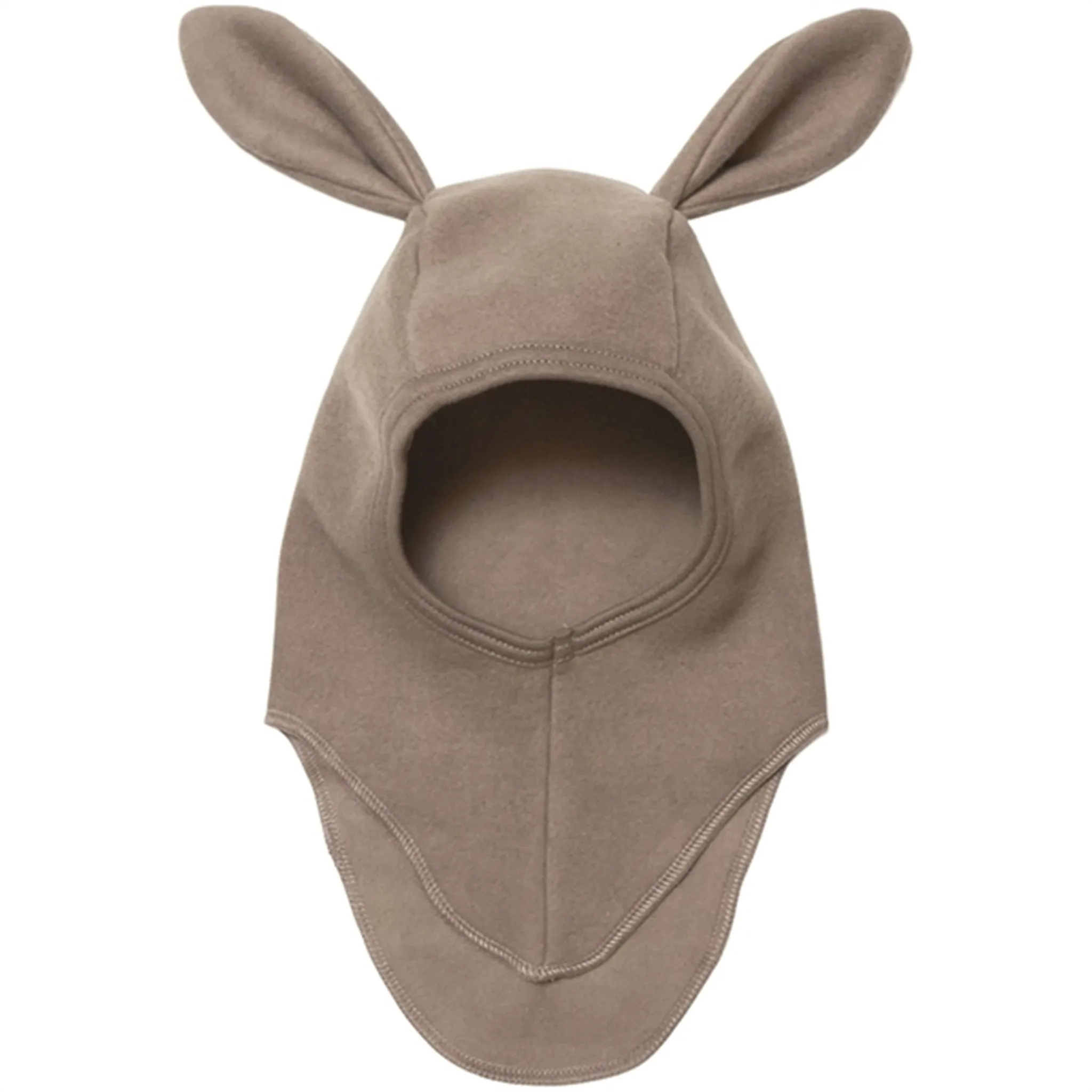 Huttelihut Cotton Bunbun 2-layer Balaclava with Bunny Ears Nougat