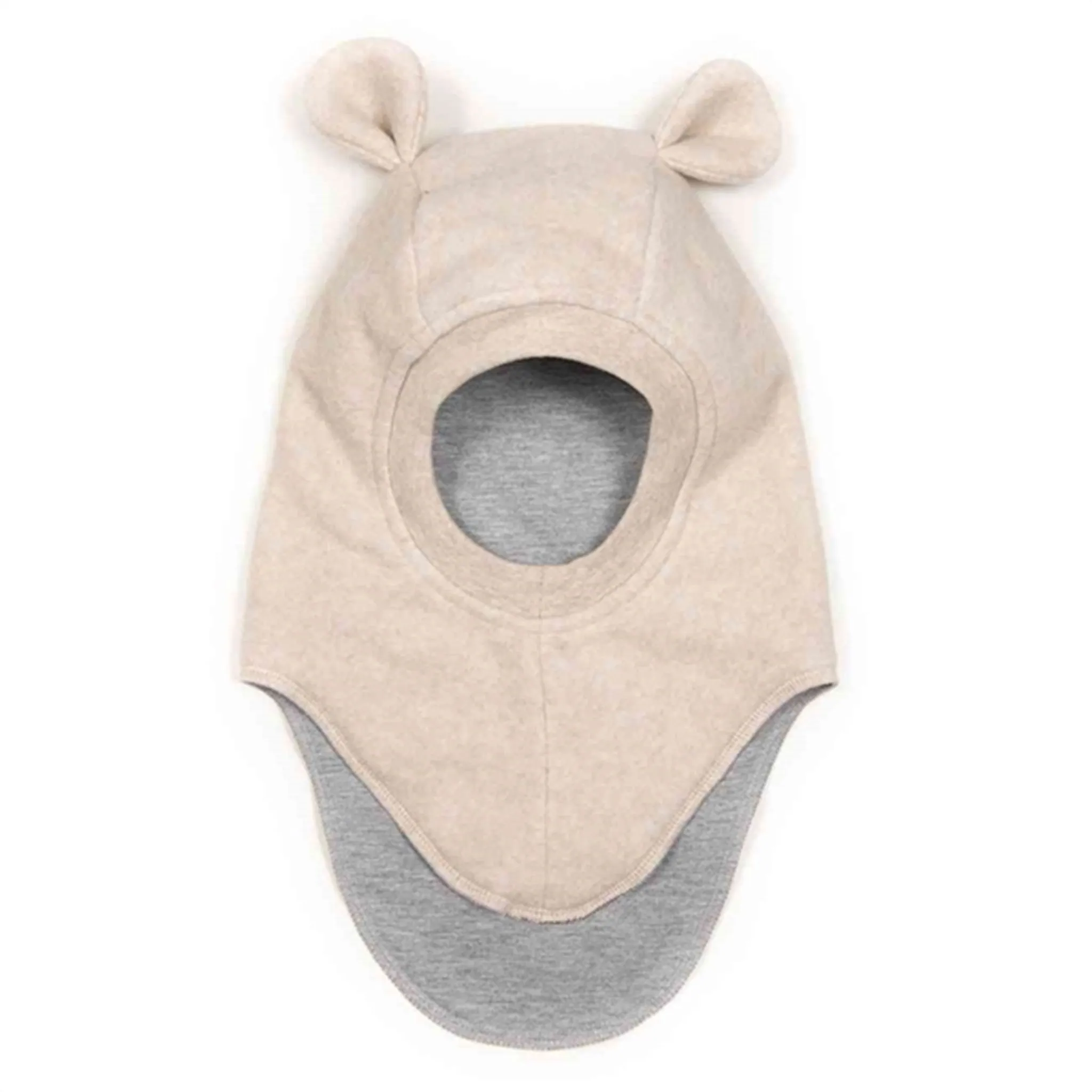 Huttelihut Cotton Plys Balaclava w. Ears Camel