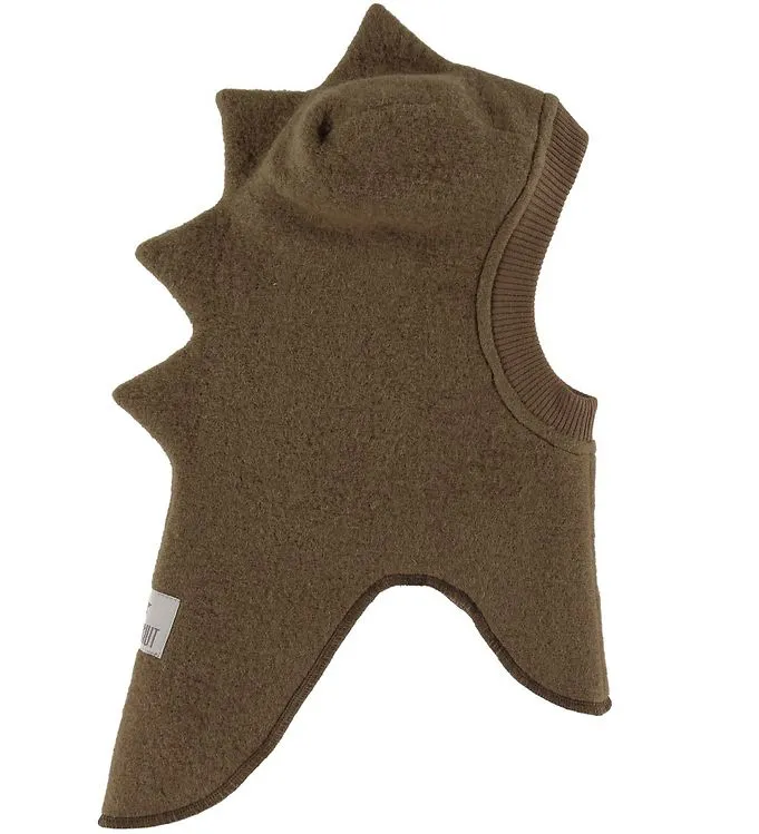 HUTTELIHUT Kids Dino Wool Balaclava - Mole 