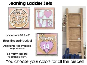 Interchangeable Leaning Ladder Set