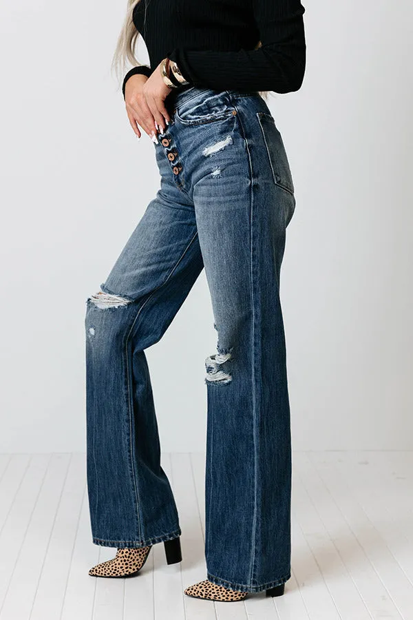 KanCan The Bedford High Waist Distressed Flare