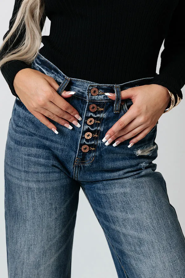 KanCan The Bedford High Waist Distressed Flare