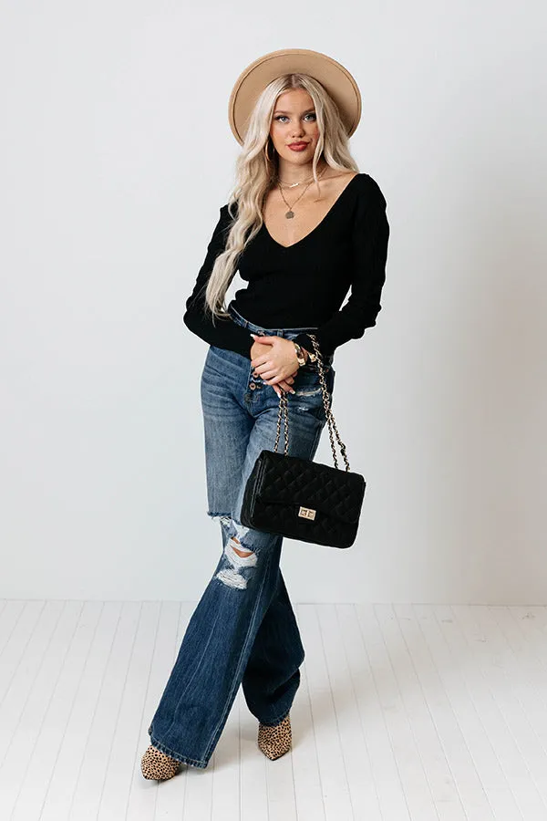 KanCan The Bedford High Waist Distressed Flare