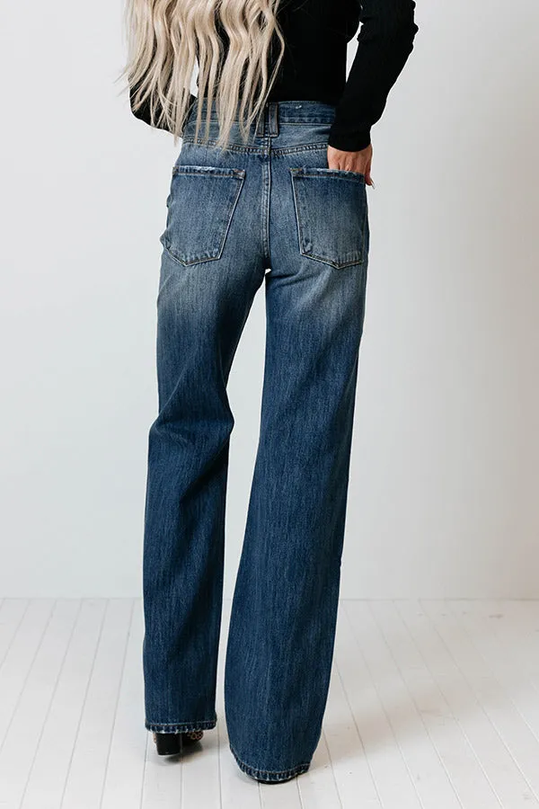 KanCan The Bedford High Waist Distressed Flare