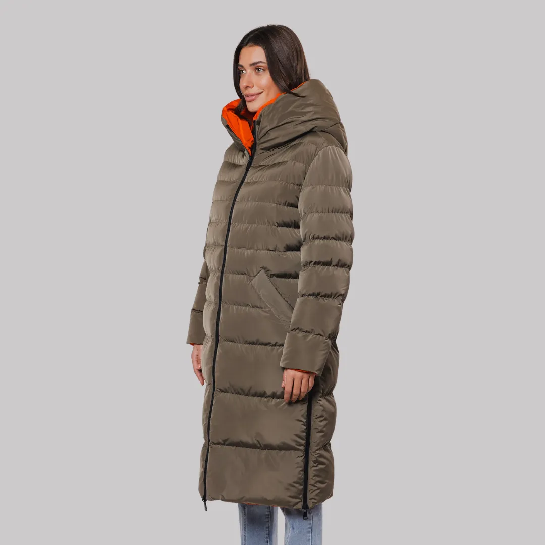 Keila Reversible Hooded Coat - Hunter & Tango - Best Seller