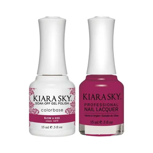 Kiara Sky Classic Gel & Polish Duo - #575 Blow a Kiss