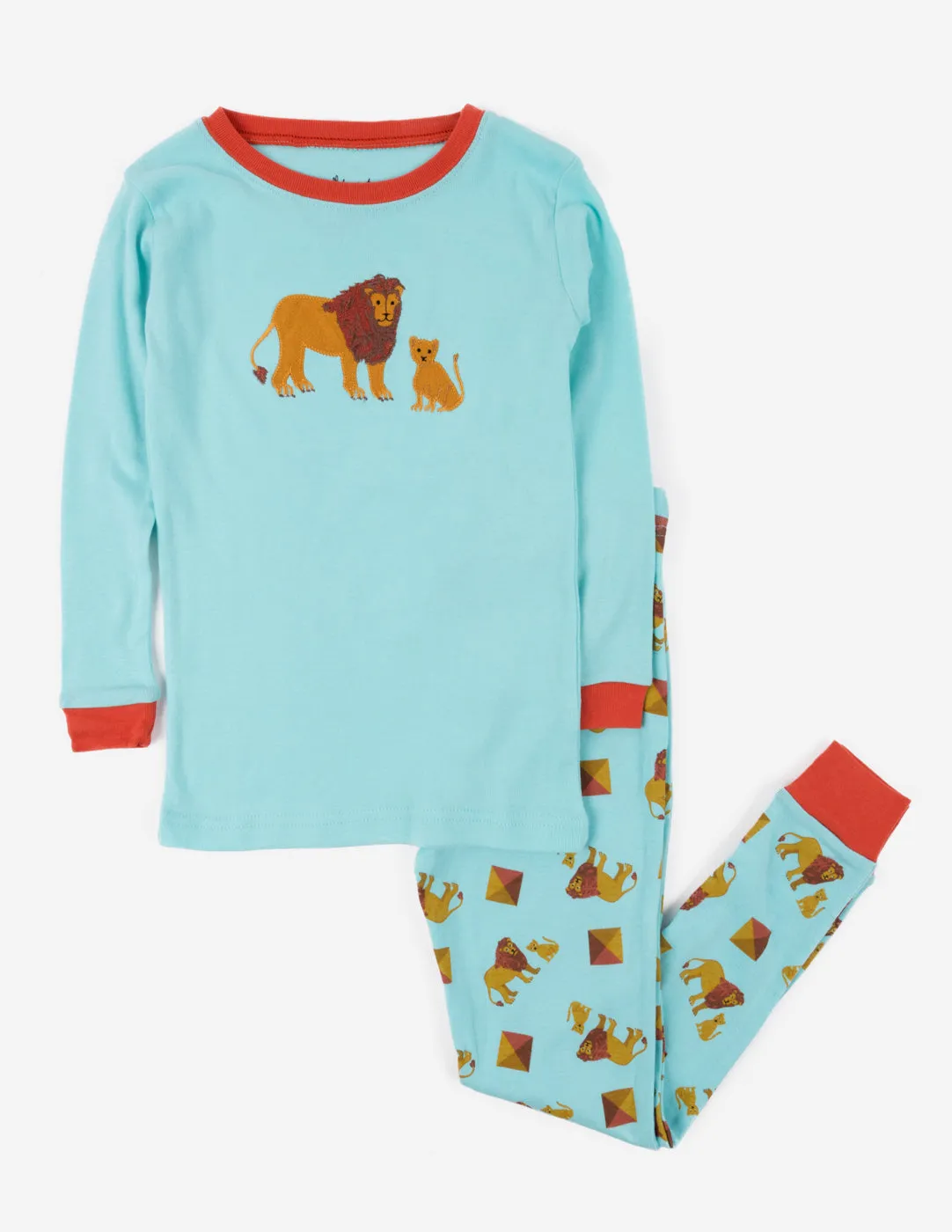 Kids Long Sleeve Cotton Pajamas