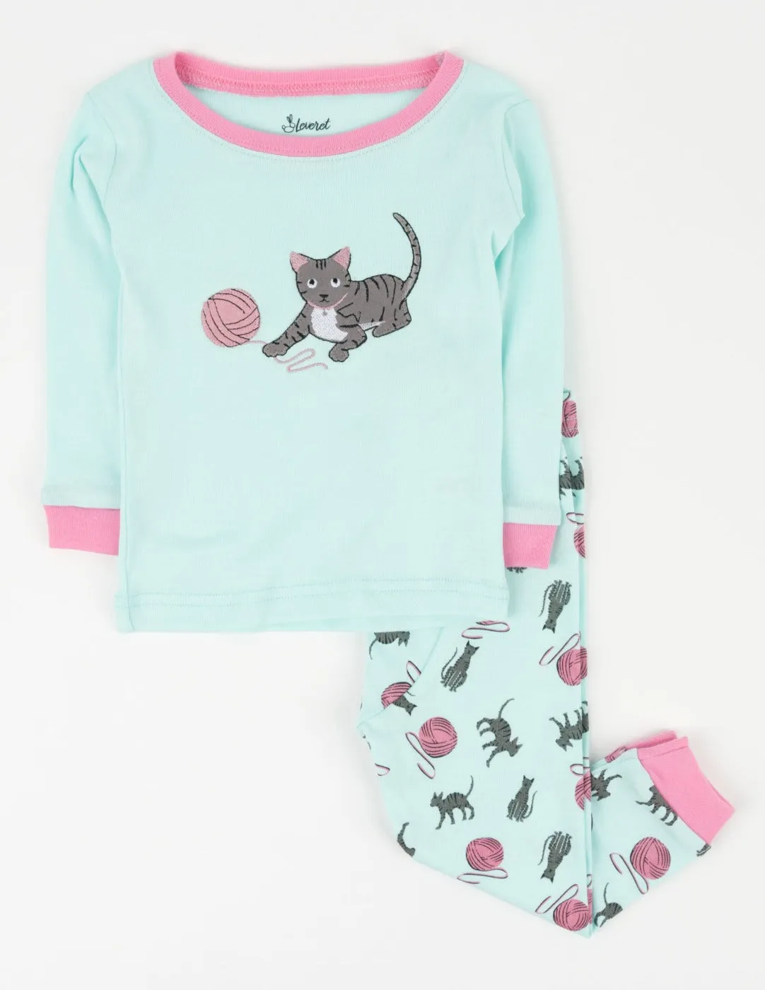 Kids Long Sleeve Cotton Pajamas