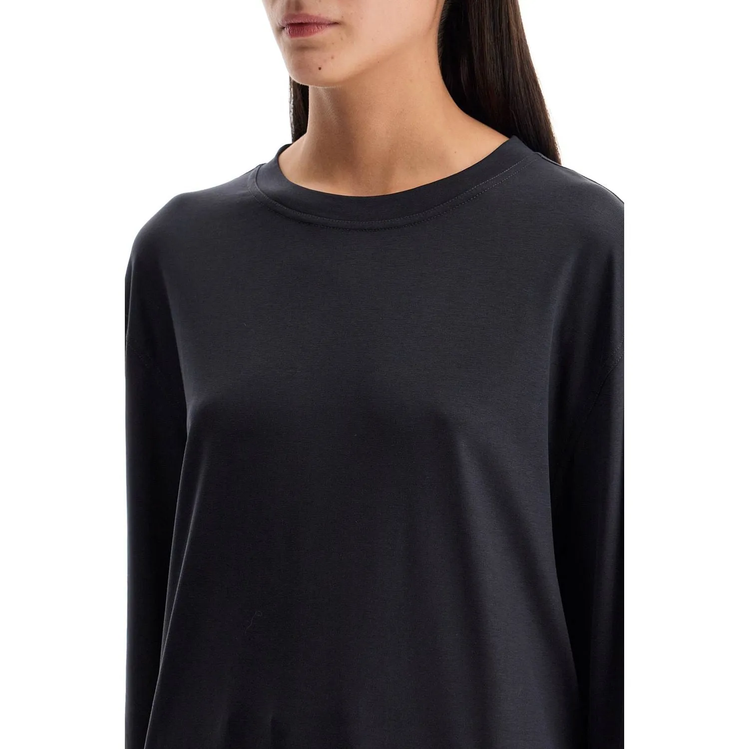 Lemaire long-sleeved silk t-shirt for