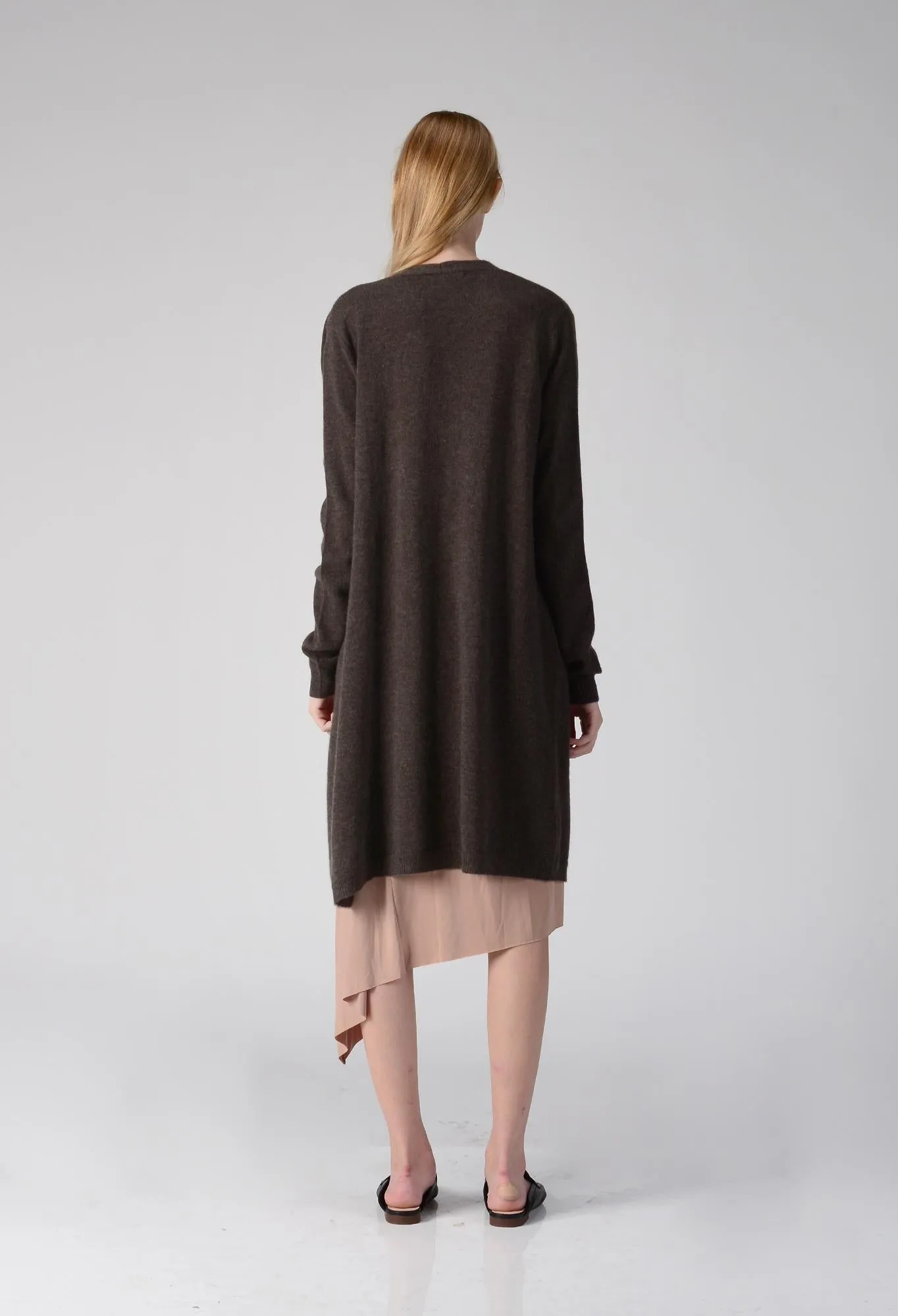 Long Cardigan_Cocoa Brown