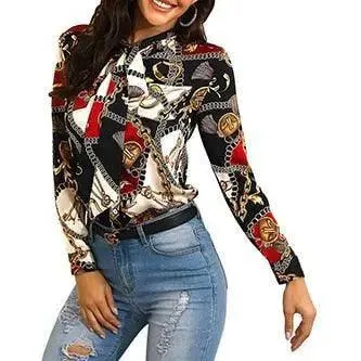 long-sleeved Women casual shirt