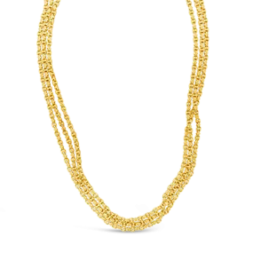 Long Yellow Gold Estate Chain Necklace