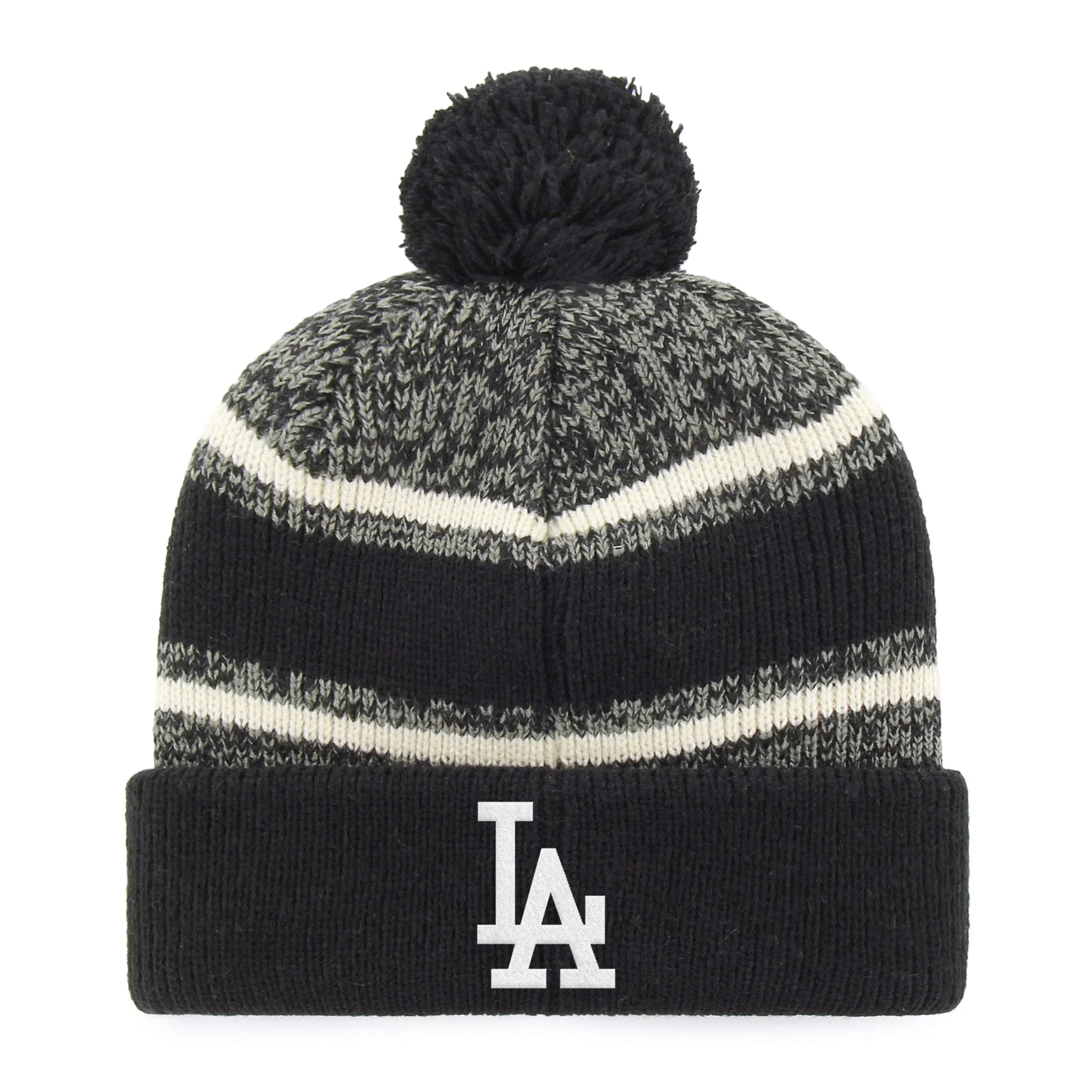 Los Angeles Dodgers 47 Brand 2017 World Series Cuff Poofball Beanie Hat Cap