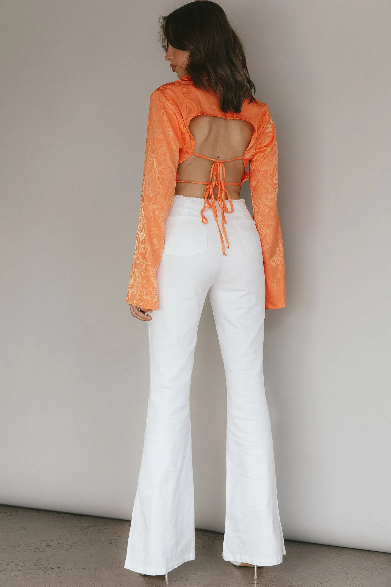 Mahla Flared Pants Ivory