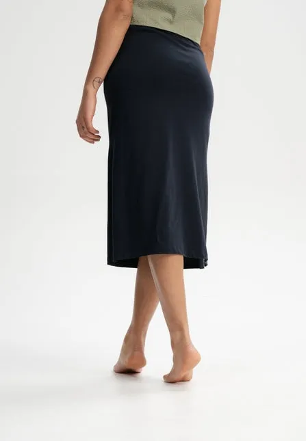 Mela Women Divari Navy Midi Skirt