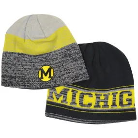 Michigan Wolverines Adidas Reversible Knit Hat