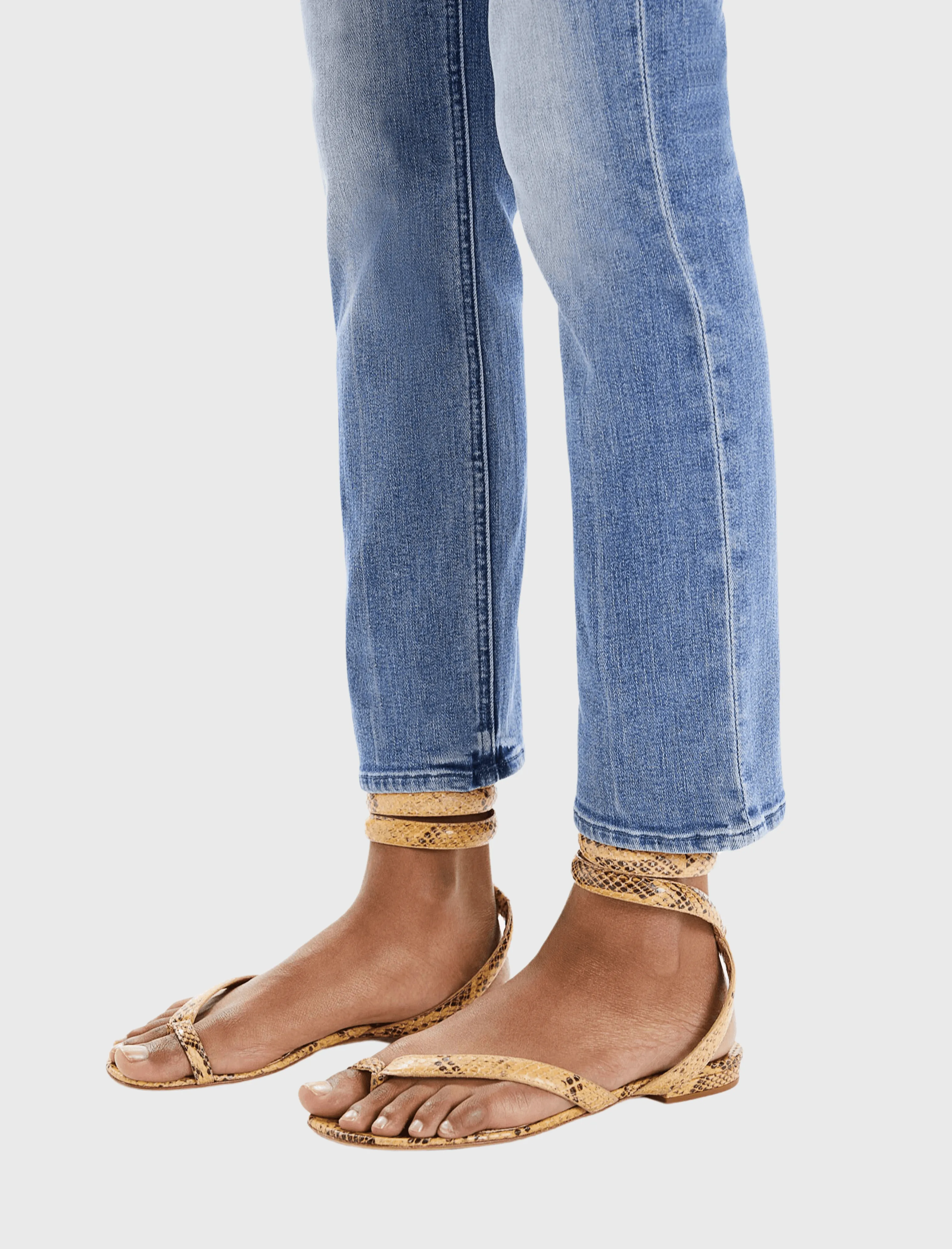 Mid Rise Dazzler Ankle Jean