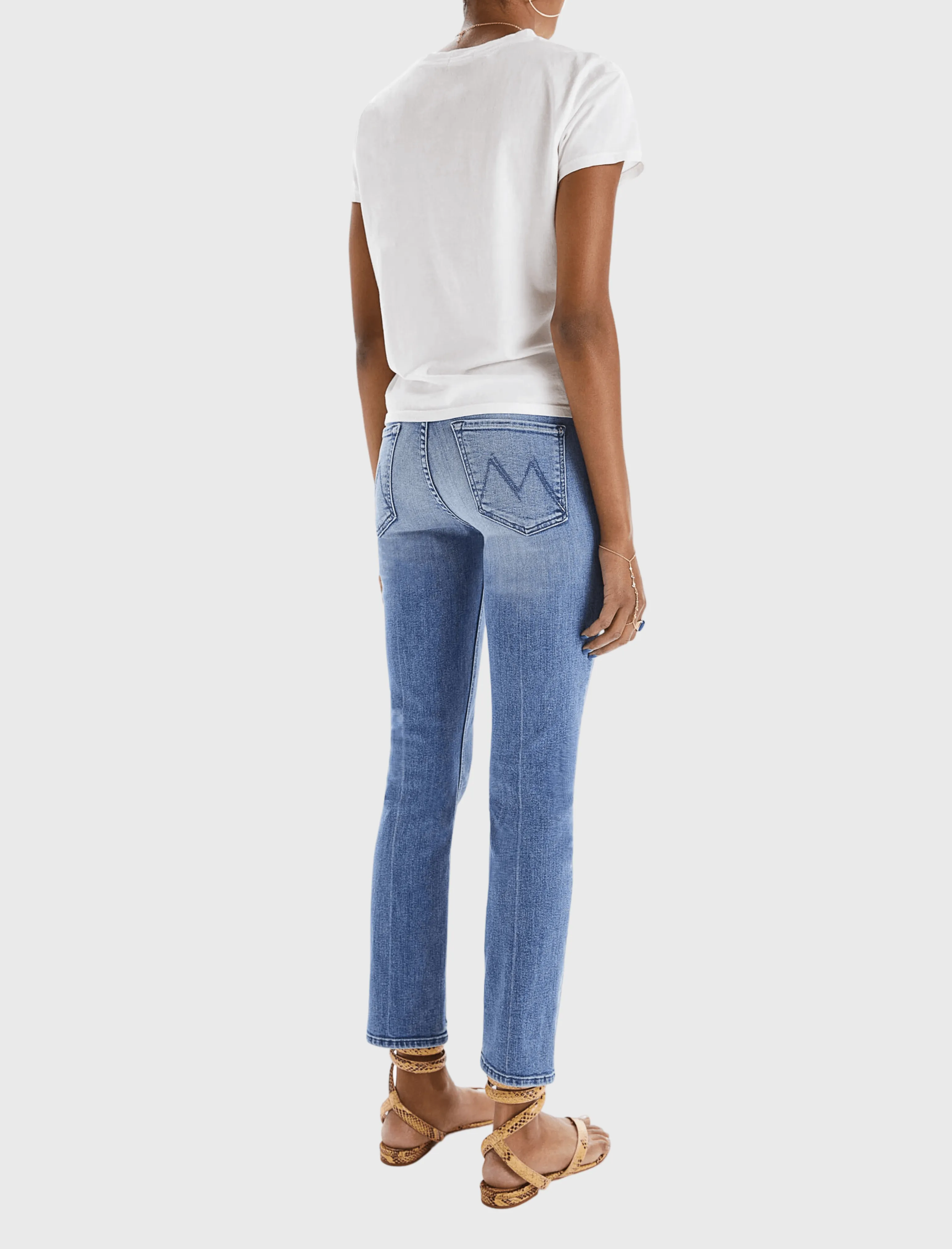 Mid Rise Dazzler Ankle Jean