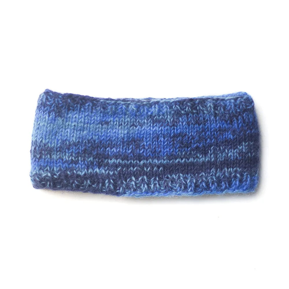 mix knit wool headband