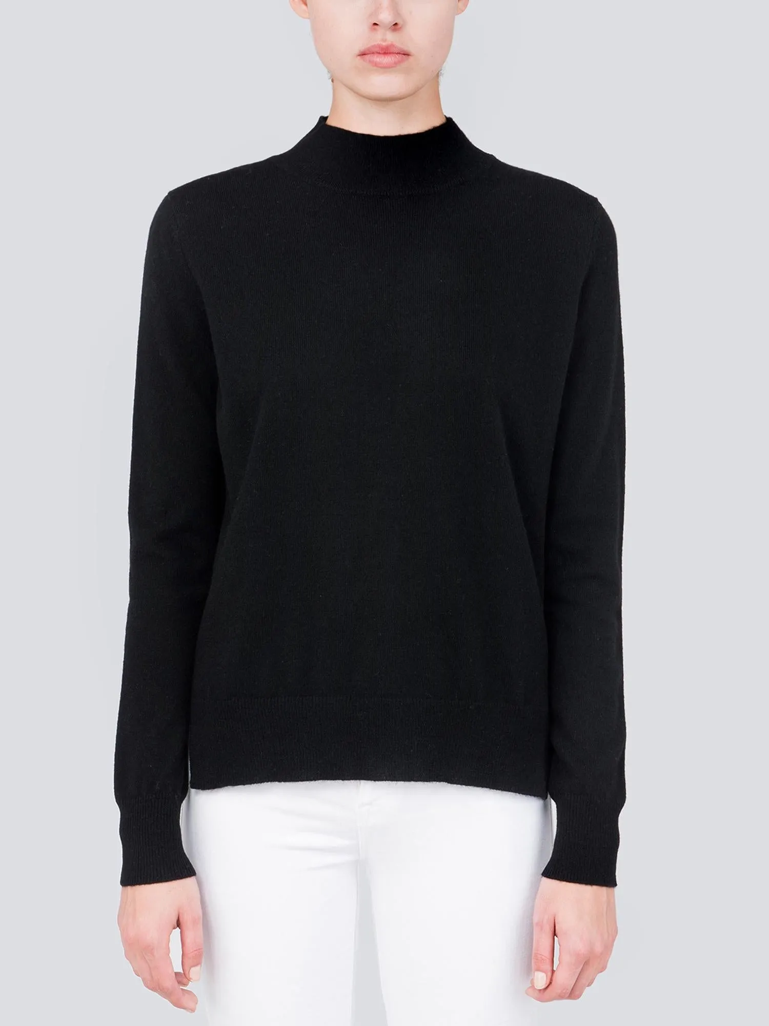 Mockneck Long sleeve_Black