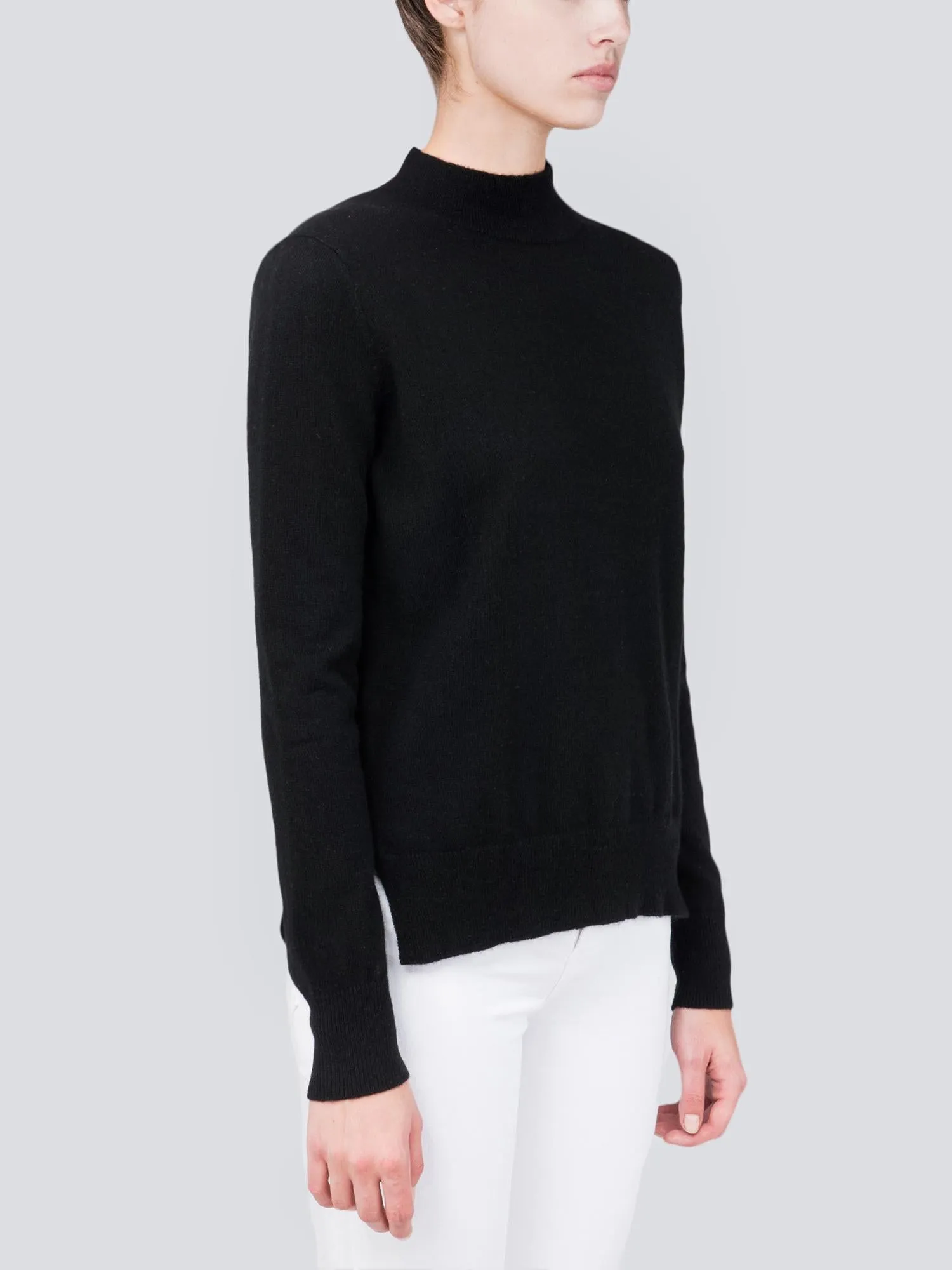 Mockneck Long sleeve_Black