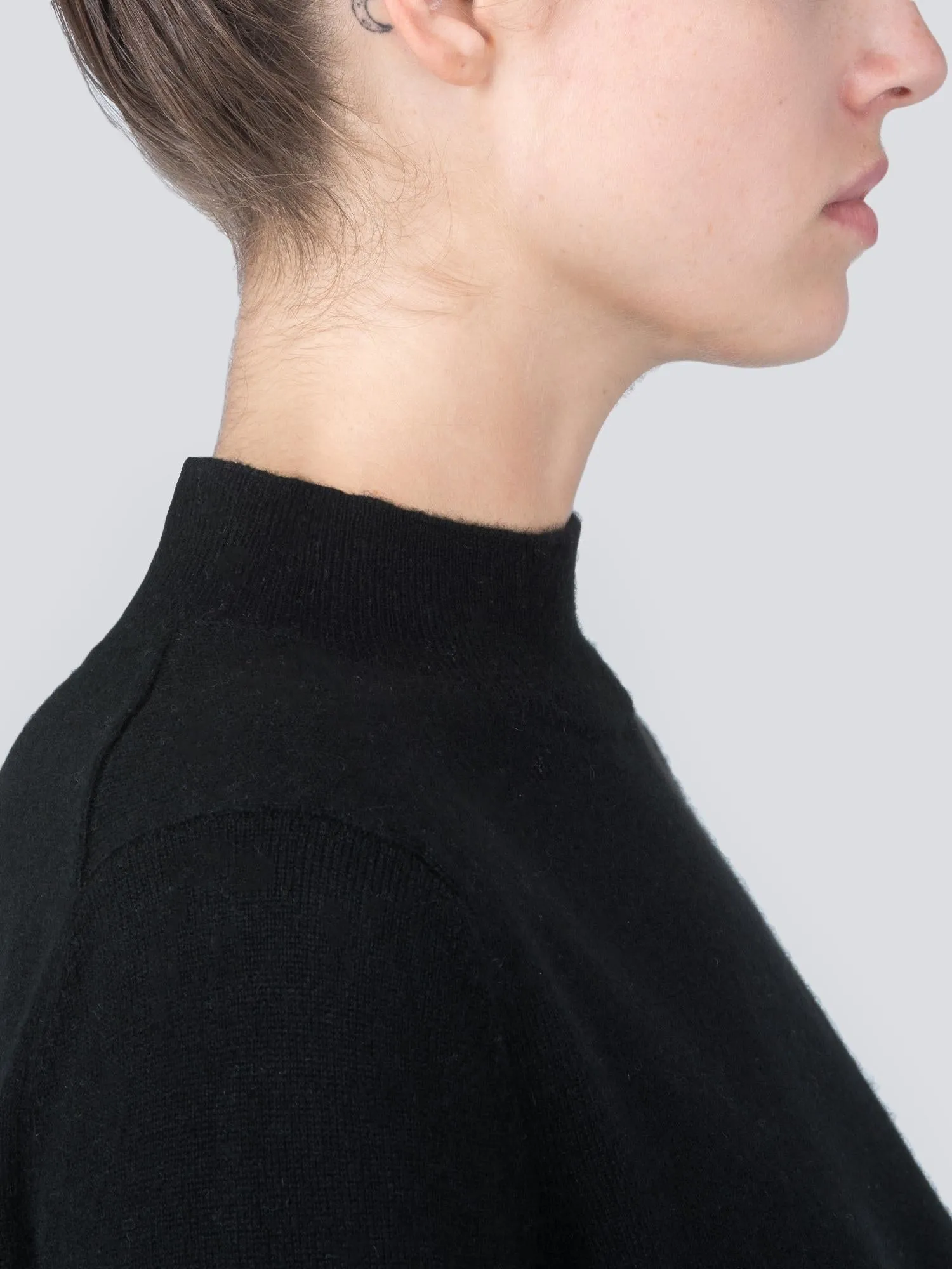 Mockneck Long sleeve_Black