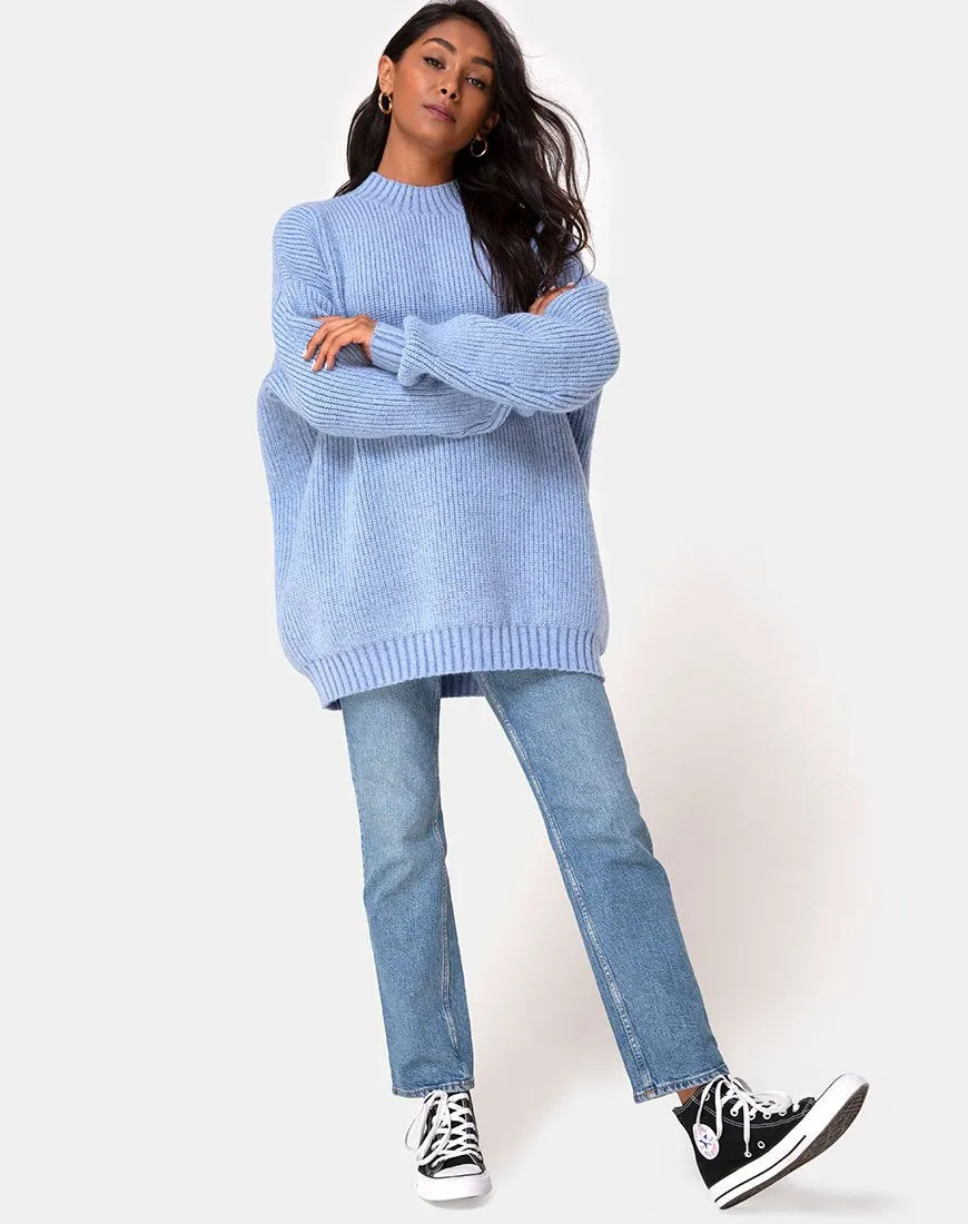 Mody Jumper in Blue Rib