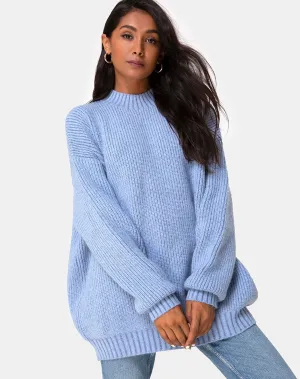 Mody Jumper in Blue Rib