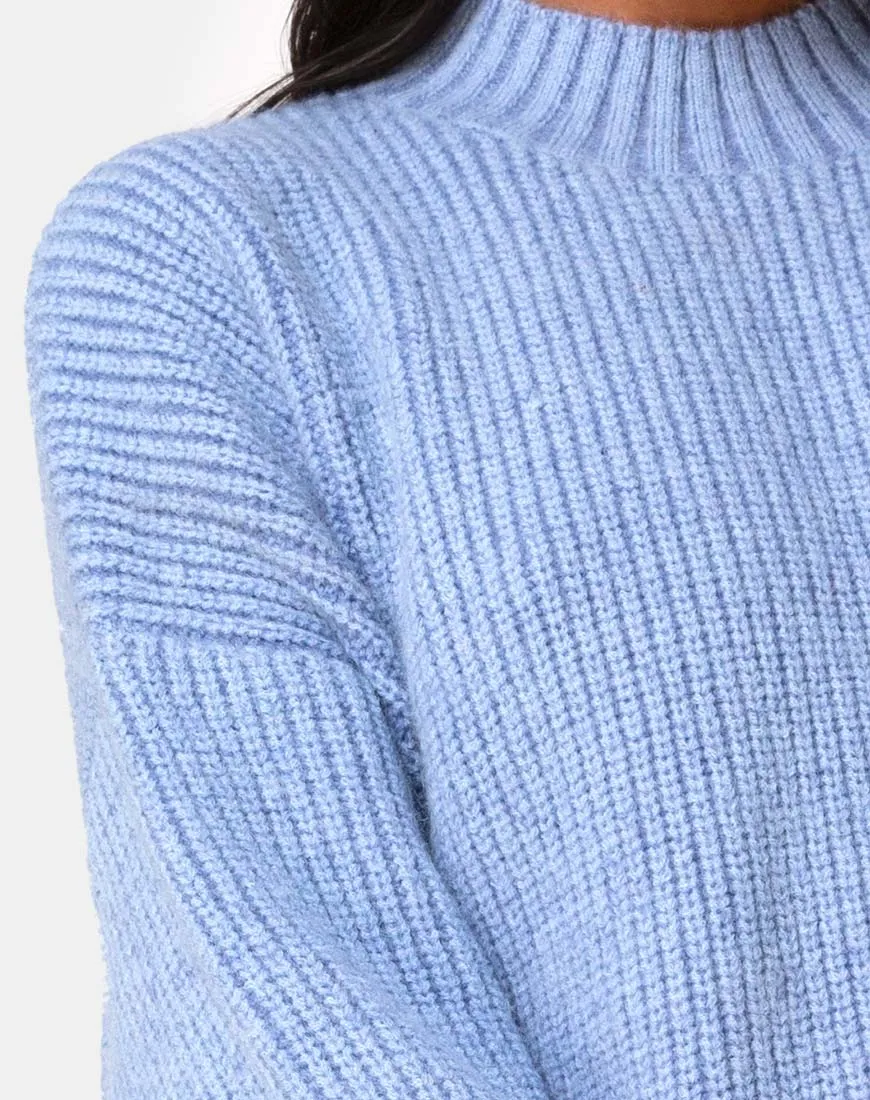 Mody Jumper in Blue Rib