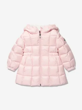 Moncler Enfant Baby Girls Down Padded Anya Long Parka in Pink