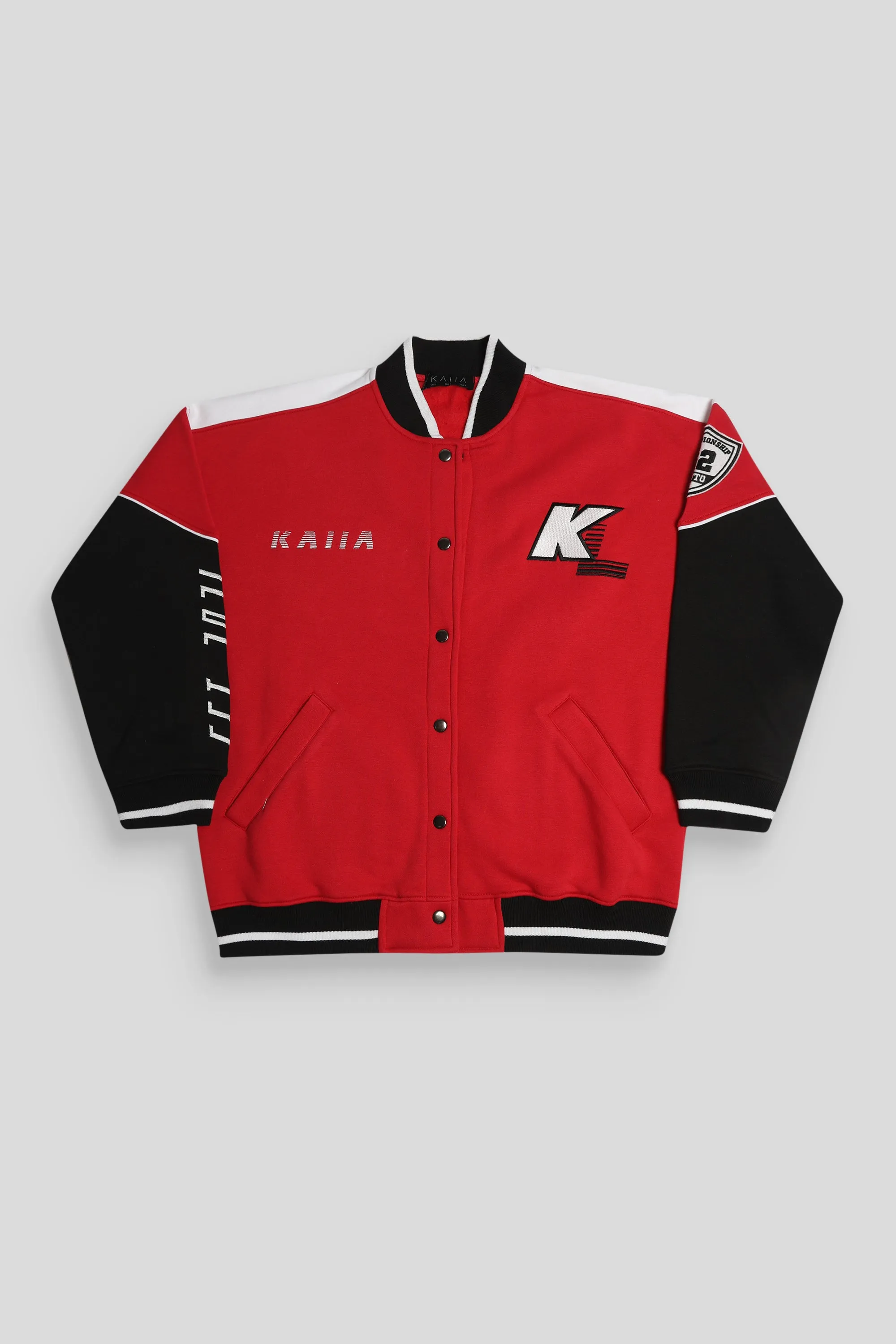 Motocross Bomber Jacket Red