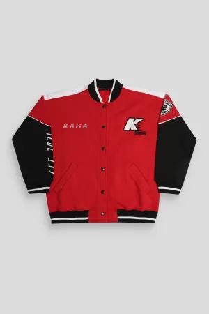 Motocross Bomber Jacket Red