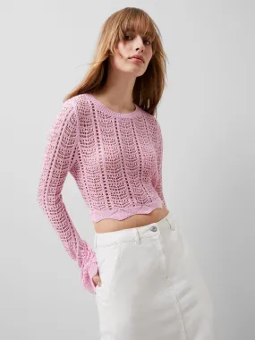 Nolan Open Back Crochet Jumper