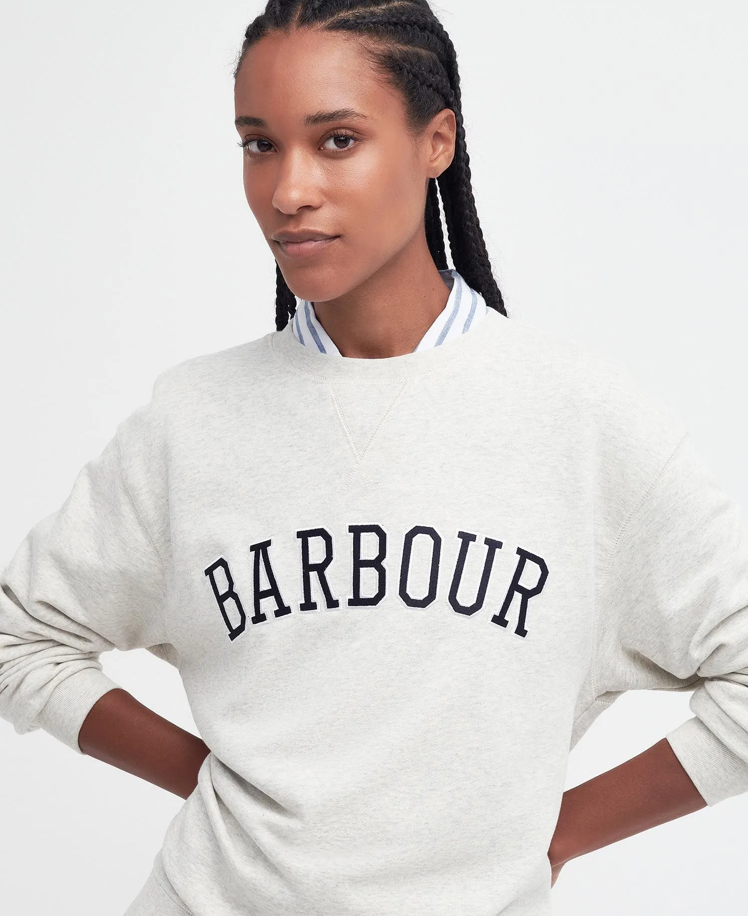 Northumberland Sweatshirt - Cloud/Navy