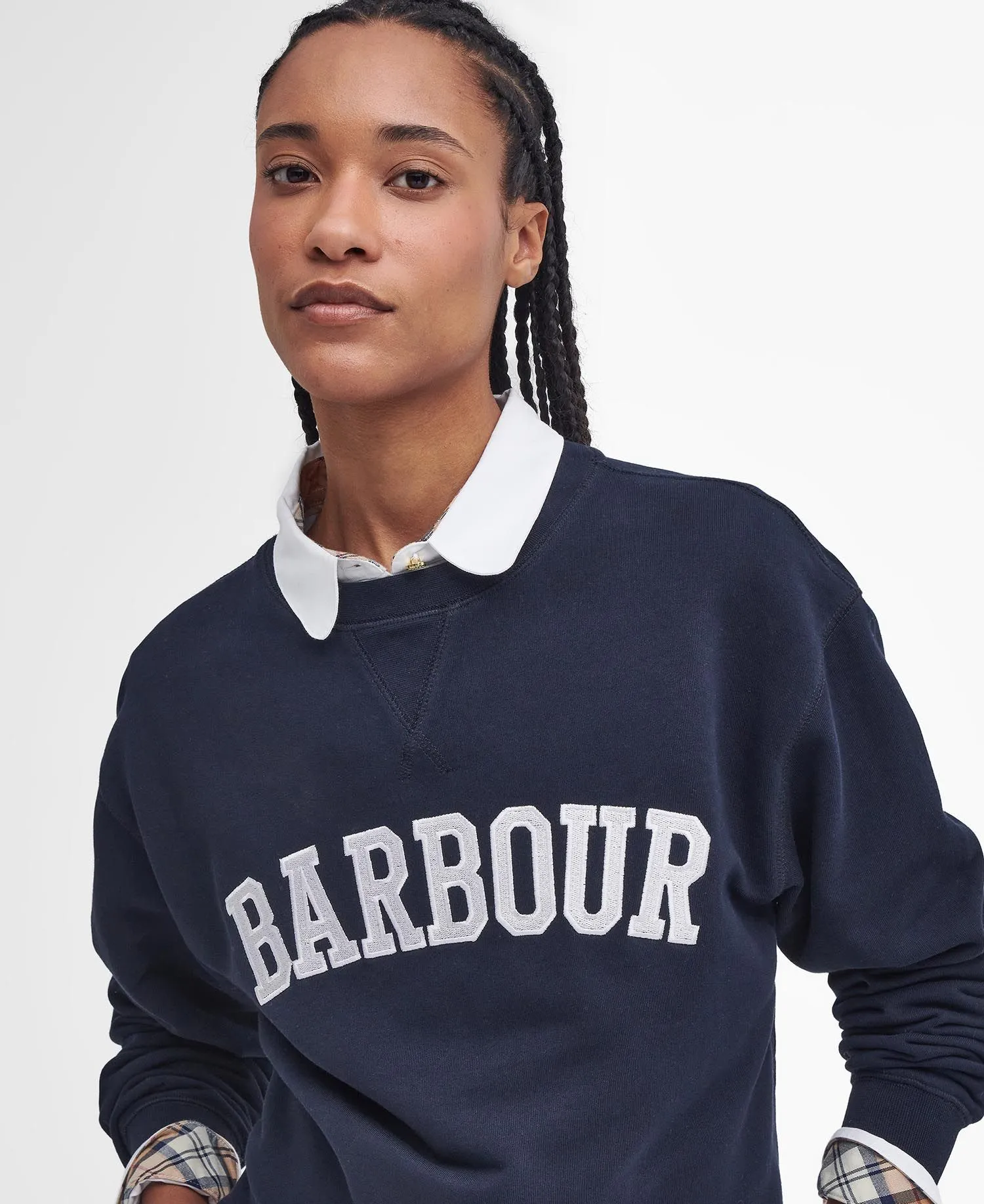 Northumberland Sweatshirt - Navy/Cloud