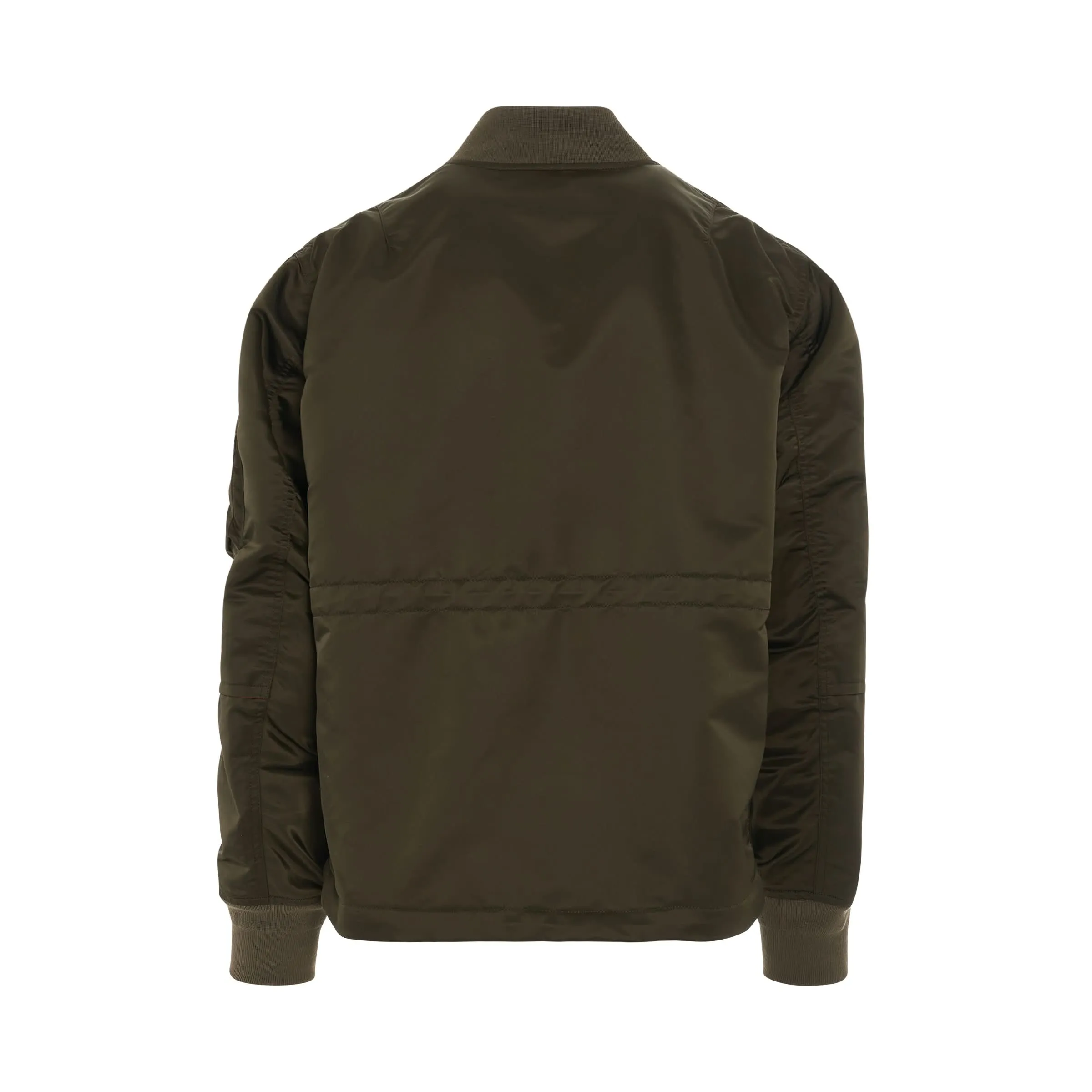 Nylon Twill Jacket in Khaki