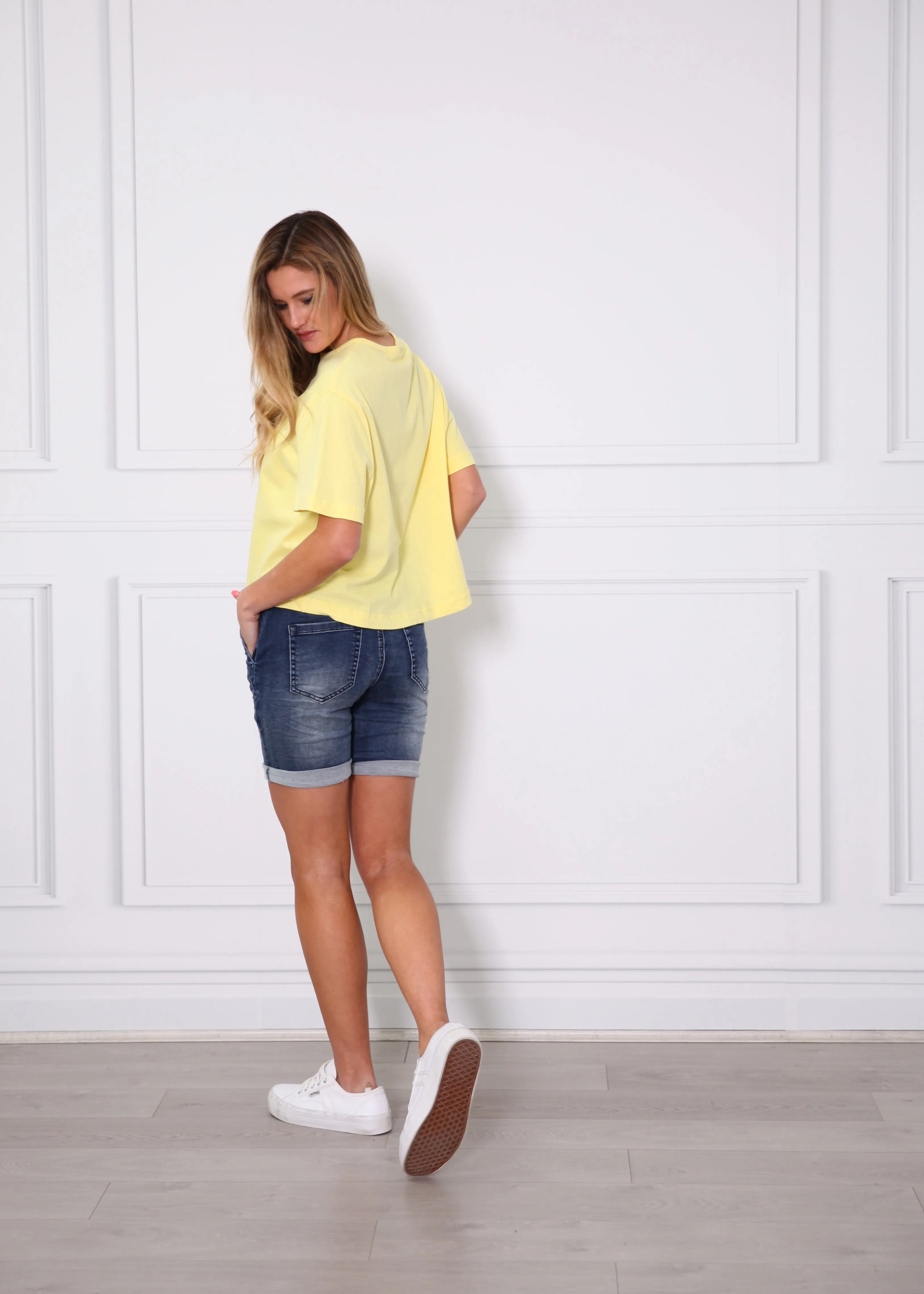 Oversized Tee - Lemon