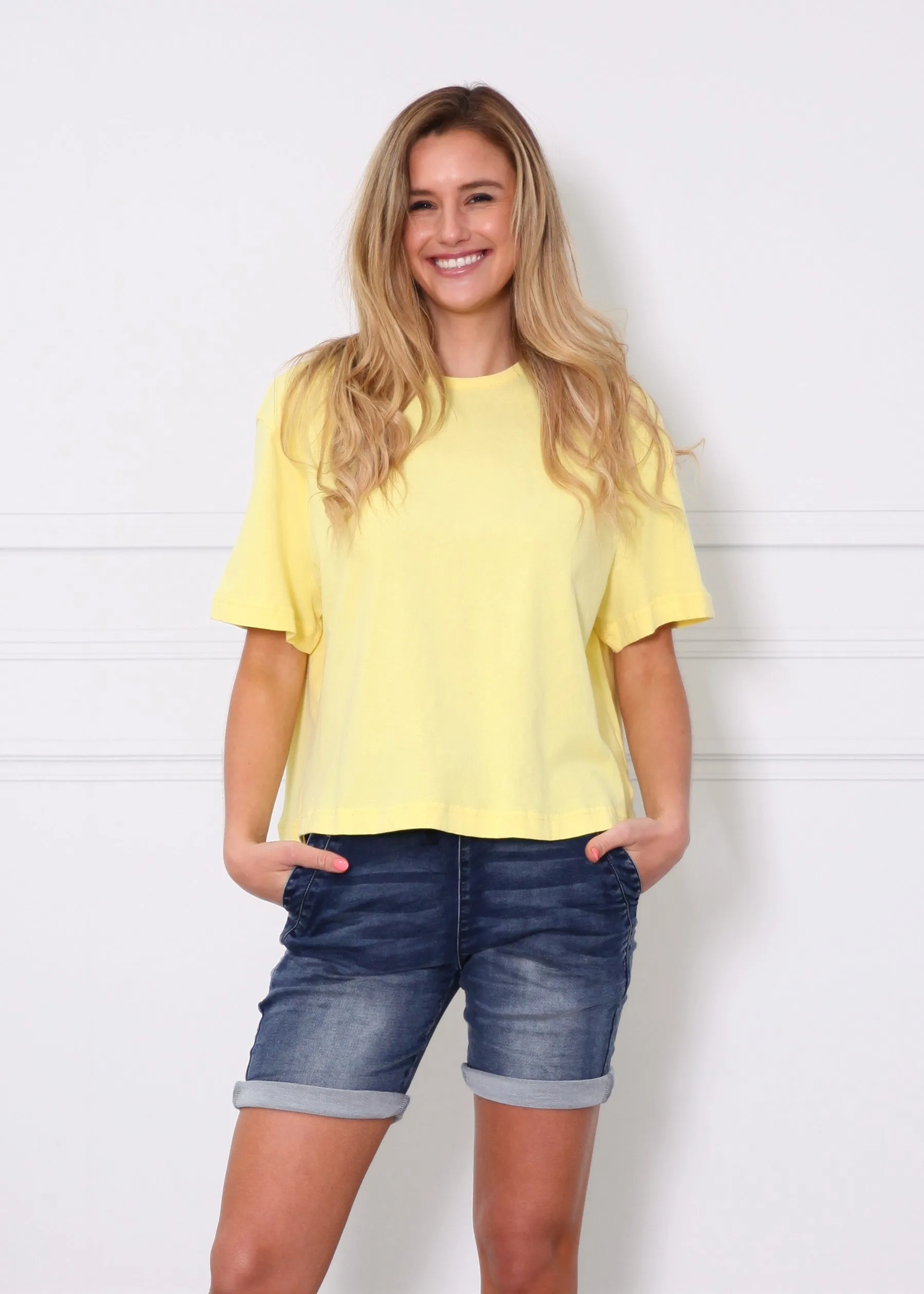 Oversized Tee - Lemon