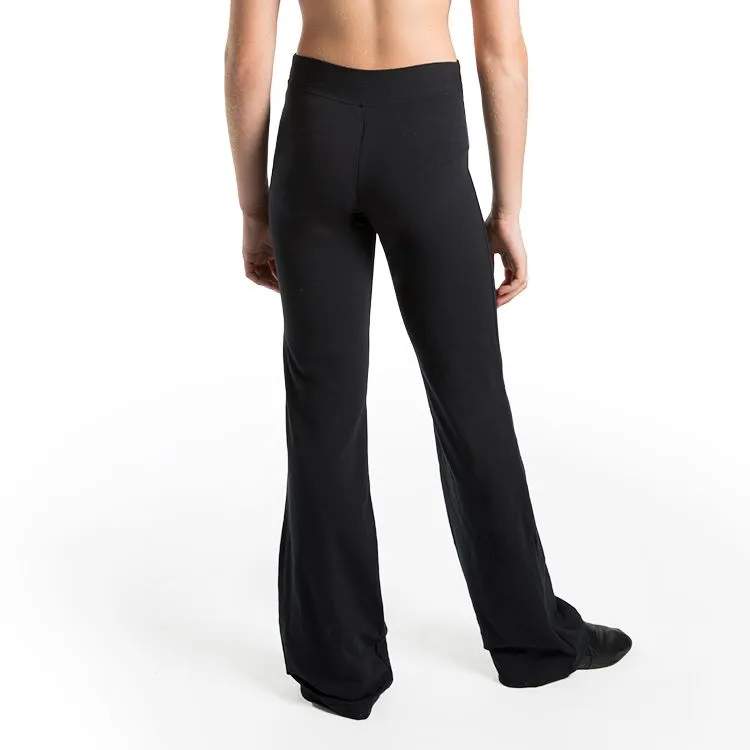 P3401GN - Bloch V Front Girls Full Length Jazz Pants