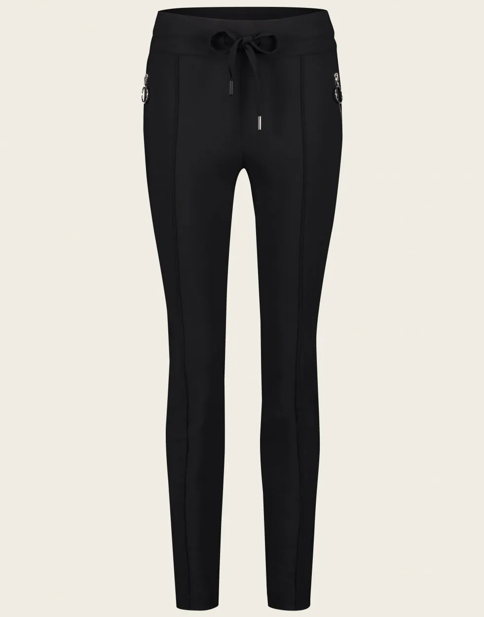 Pants Emma-straight leg fit Technical Jersey | Black