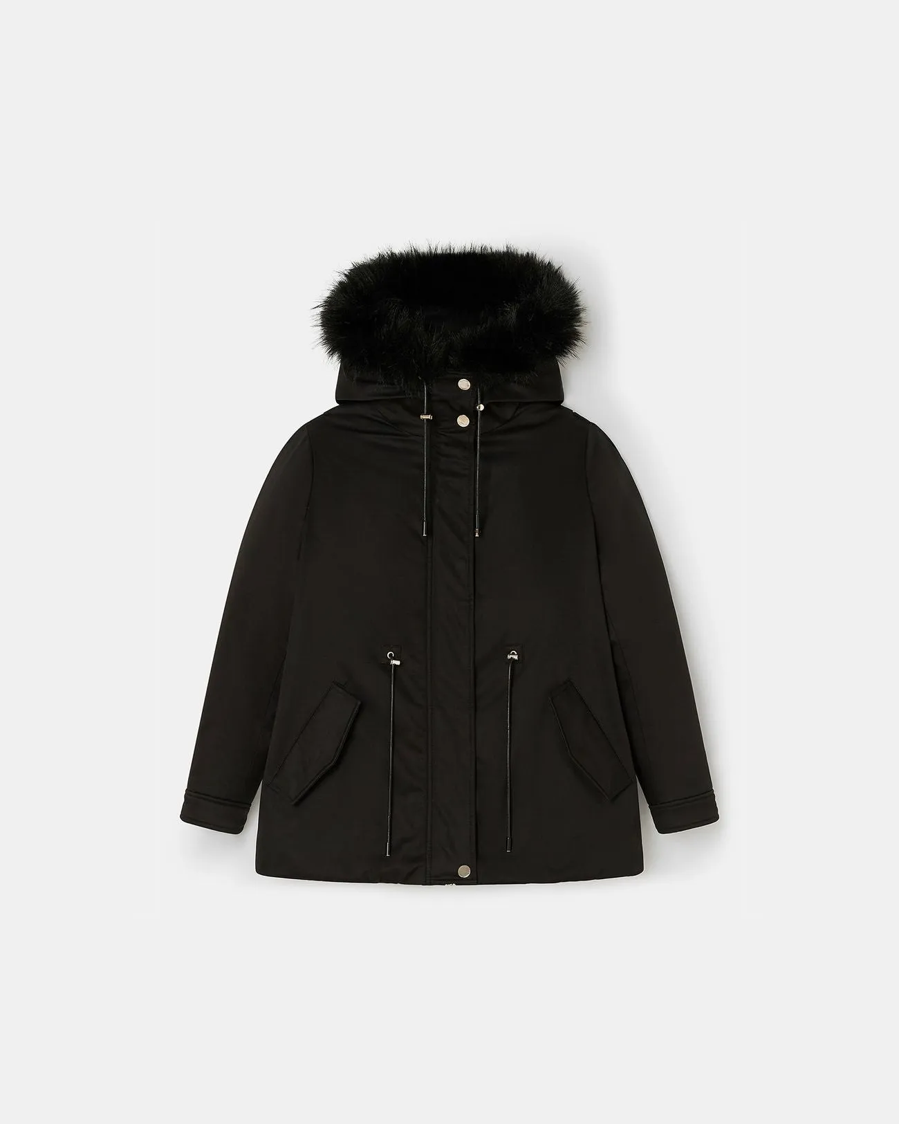 Parka Ajustée Noire