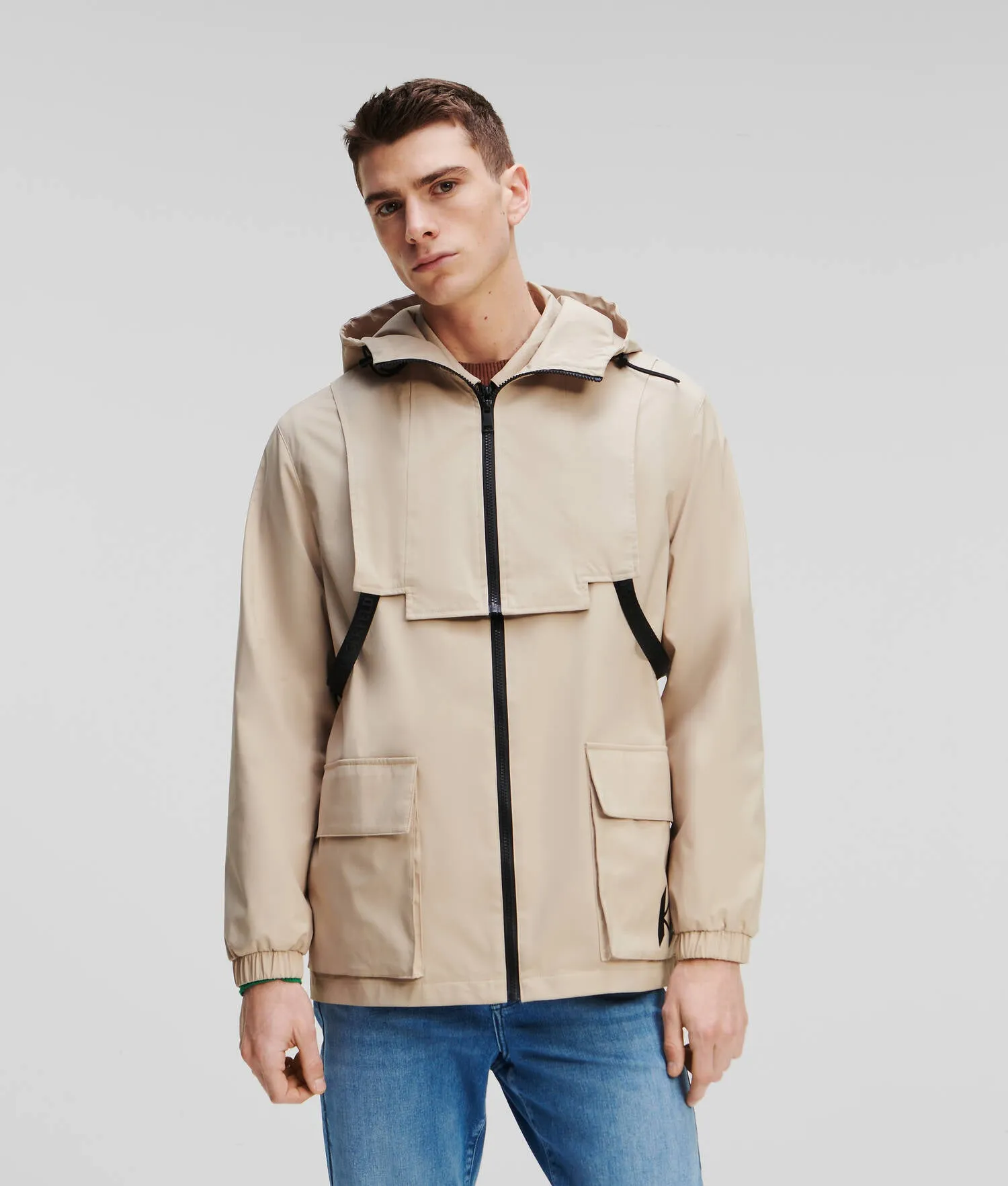 PARKA WITH DETACHABLE HOOD