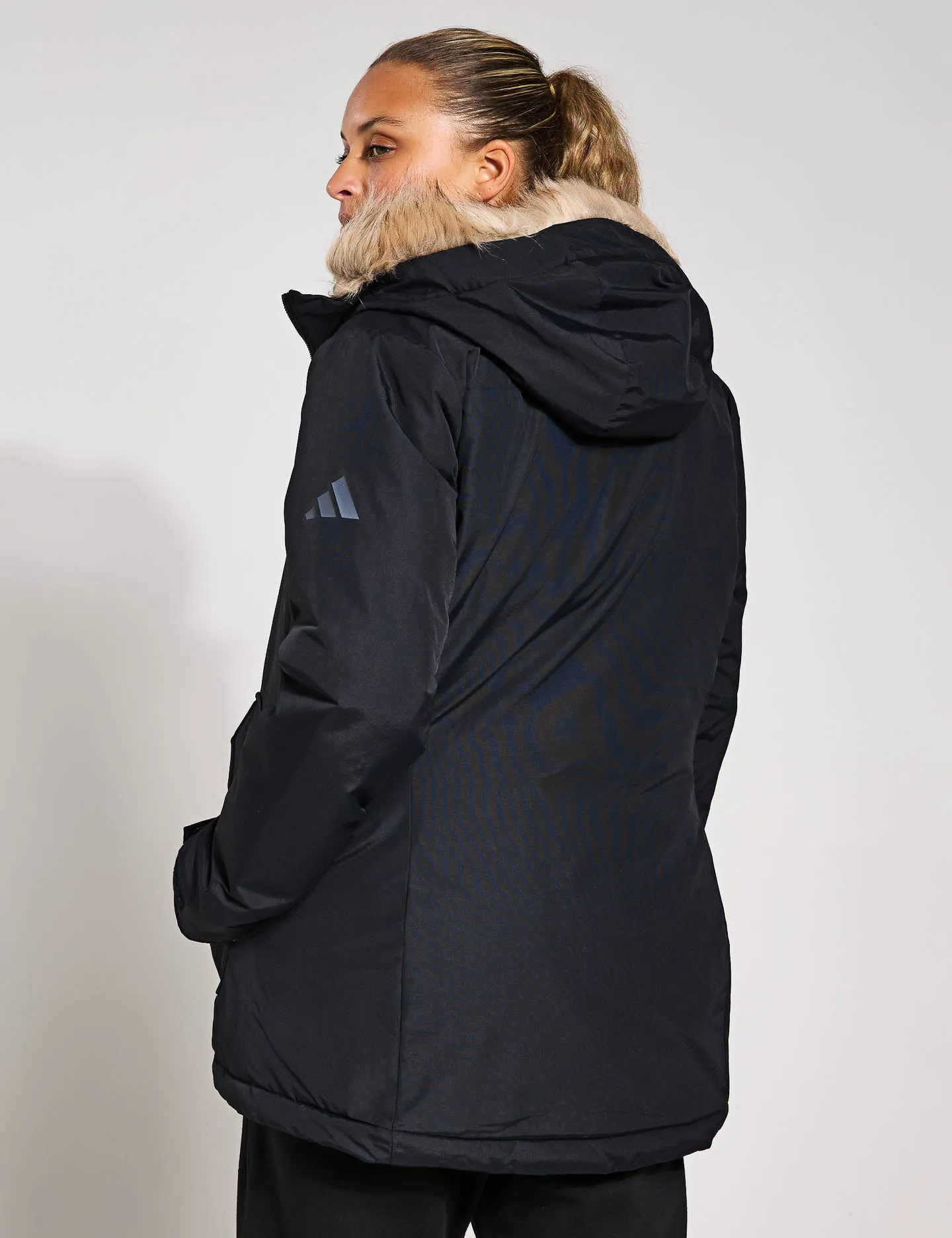 Paveric Fur Parka - Black