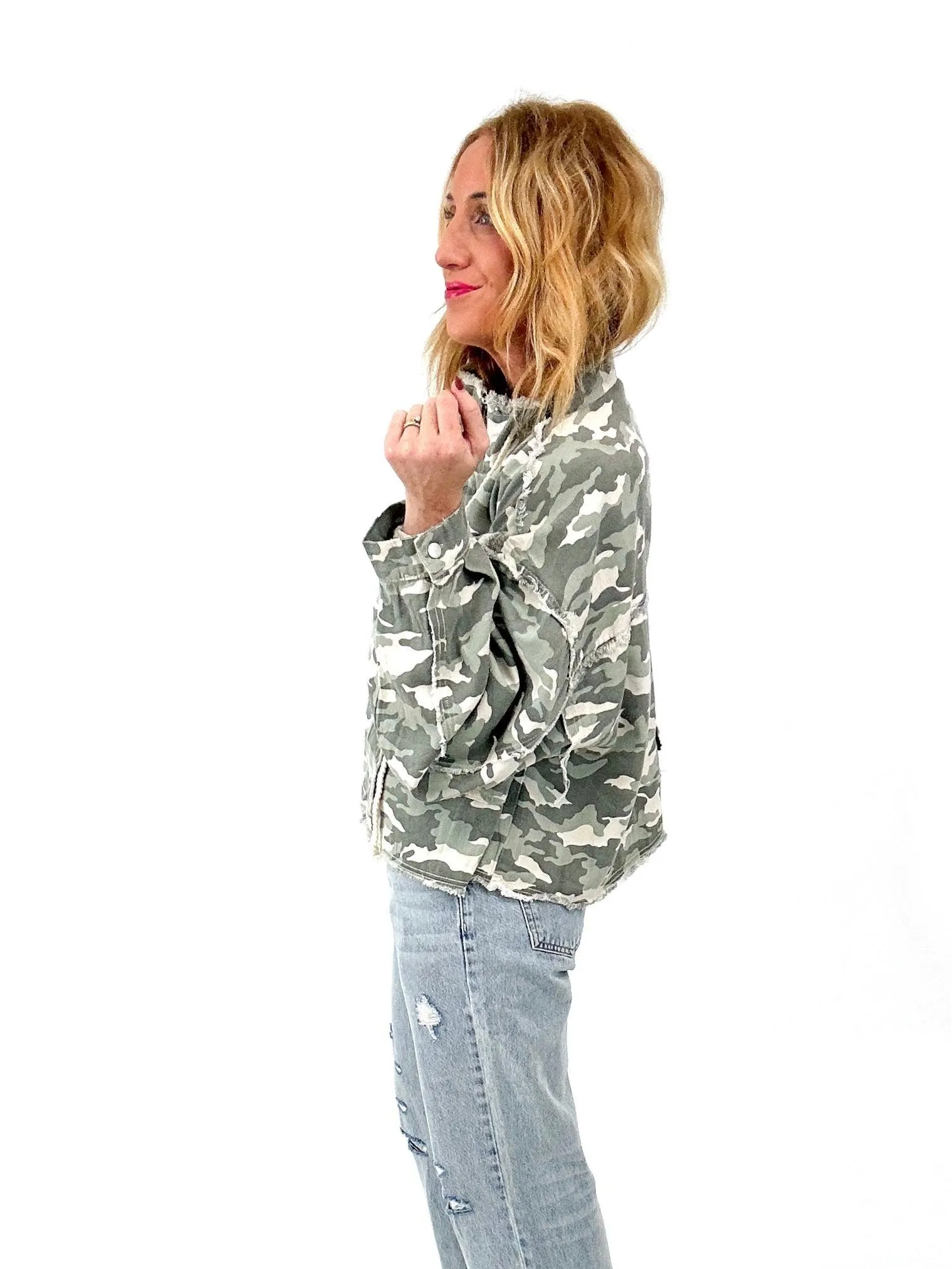 Phoenix Camo Cropped Jacket